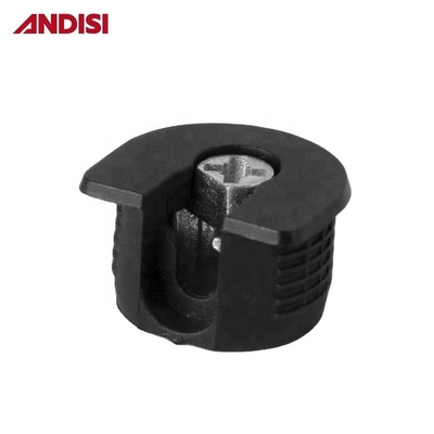 Цинк покрытый сталь винтовой материал Образец Wood Joint Plastic Rafix Connector for Cabinet
