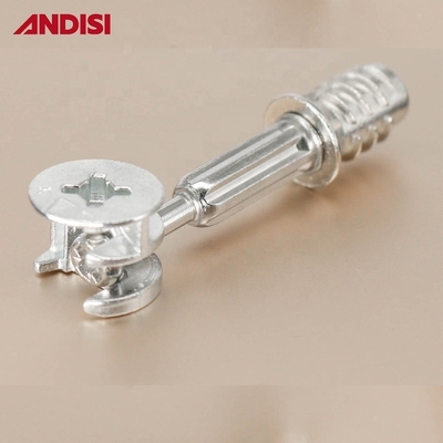 Mini Fix Dowel Fastener Zinc Alloy Eccentric Cam для мебели, соединяющая 3 в 1 болт