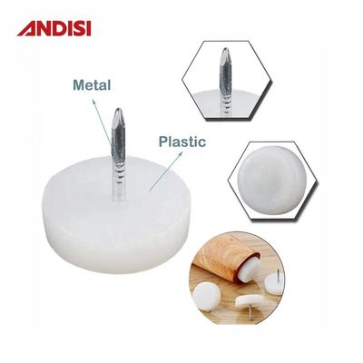 Мебель Защита ног Ног Скид Ногтя для стола Современный дизайн стиль Белая отделка