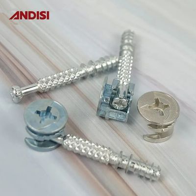 Мебельная установка 3 в 1 мини фиксированный винтовой камеры блокировки орехов для шкафа соединителя KD установка