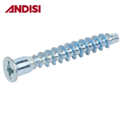 Мебель соединяющая M7 подтверждает деревянные винты 5x50 Phillips Flat Head Metric Pozi Drive