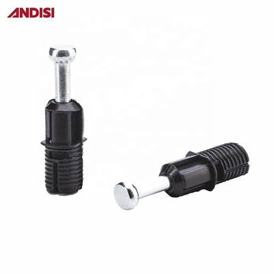 Стальная и пластмассовая сборка Dowel Cam Bolt Lock M8 Мебель Cam Quick Connect Bolts