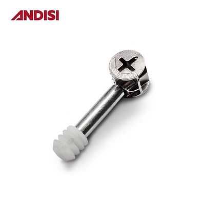 Почтовая упаковка 3-IN-1 Деревянный шкаф соединения Cam Lock Nut и болт MINI FIX